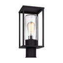 One Light Outdoor Post Lantern<br /><span style="color:#4AB0CE;">Entrega: 4-10 dias en USA</span><br /><span style="color:#4AB0CE;font-size:60%;">PREGUNTE POR ENTREGA EN PANAMA</span><br />Collection: Vado<br />Finish: Black
