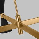 Eight Light Chandelier<br /><span style="color:#4AB0CE;">Entrega: 4-10 dias en USA</span><br /><span style="color:#4AB0CE;font-size:60%;">PREGUNTE POR ENTREGA EN PANAMA</span><br />Collection: Albertine<br />Finish: Midnight Black