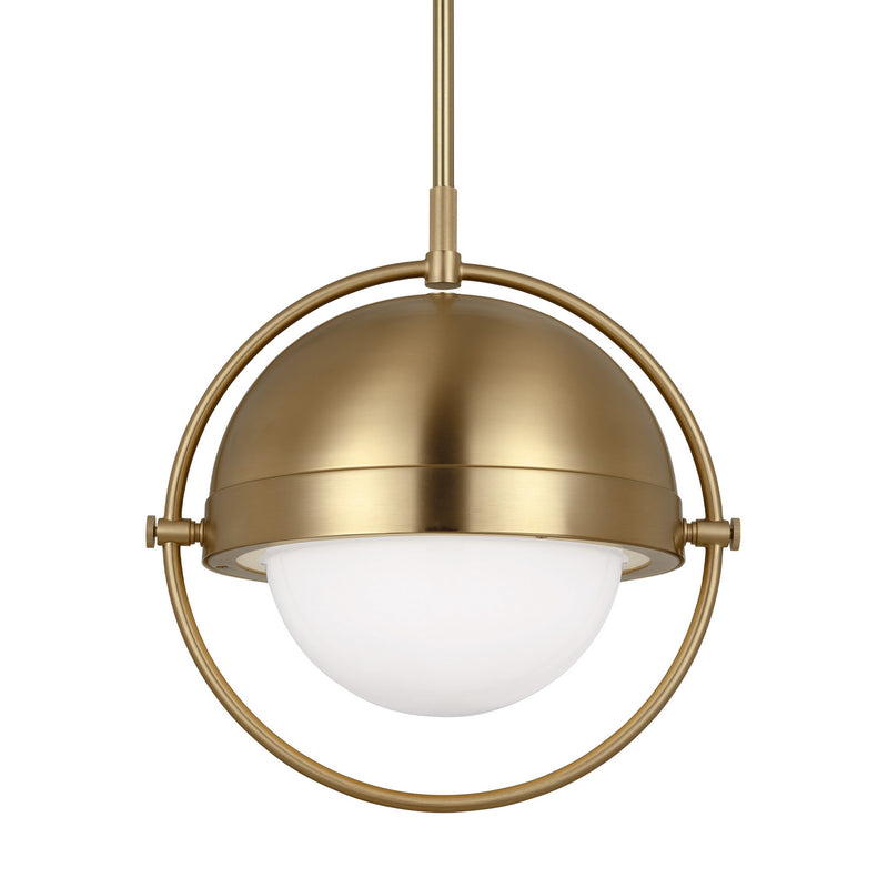 One Light Pendant<br /><span style="color:#4AB0CE;">Entrega: 4-10 dias en USA</span><br /><span style="color:#4AB0CE;font-size:60%;">PREGUNTE POR ENTREGA EN PANAMA</span><br />Collection: Bacall<br />Finish: Burnished Brass