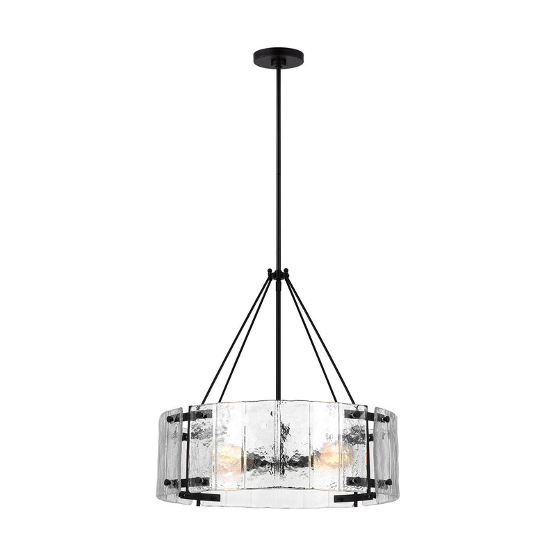 Four Light Chandelier<br /><span style="color:#4AB0CE;">Entrega: 4-10 dias en USA</span><br /><span style="color:#4AB0CE;font-size:60%;">PREGUNTE POR ENTREGA EN PANAMA</span><br />Collection: Calvert<br />Finish: Aged Iron
