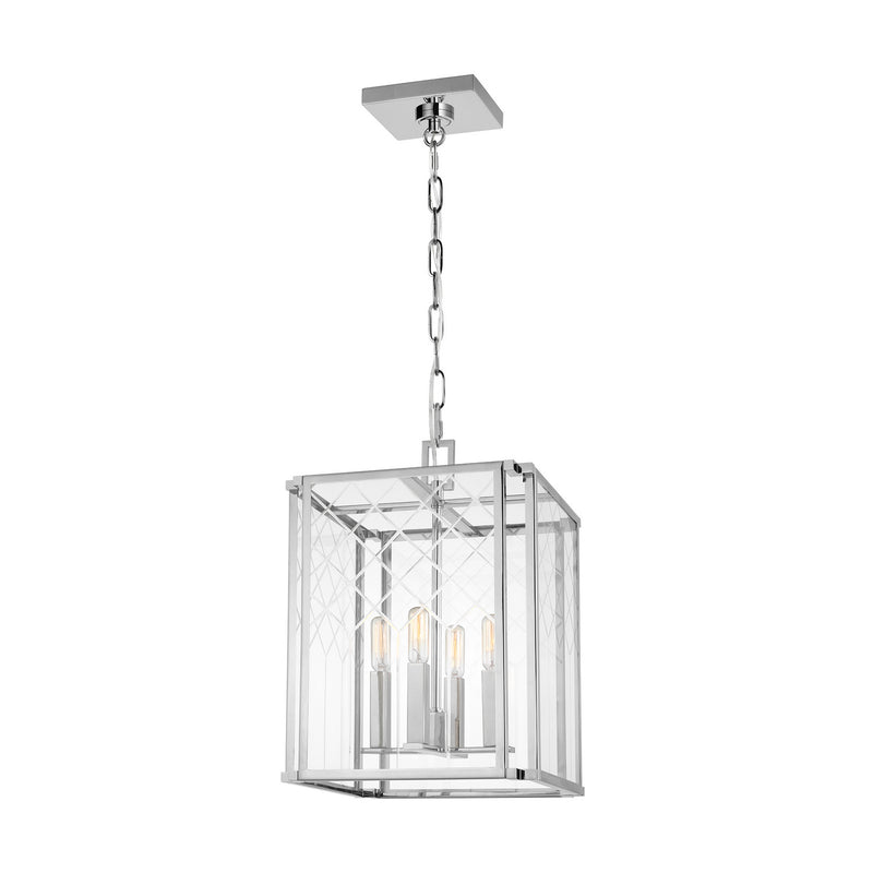 Four Light Pendant<br /><span style="color:#4AB0CE;">Entrega: 4-10 dias en USA</span><br /><span style="color:#4AB0CE;font-size:60%;">PREGUNTE POR ENTREGA EN PANAMA</span><br />Collection: Erro<br />Finish: Polished Nickel