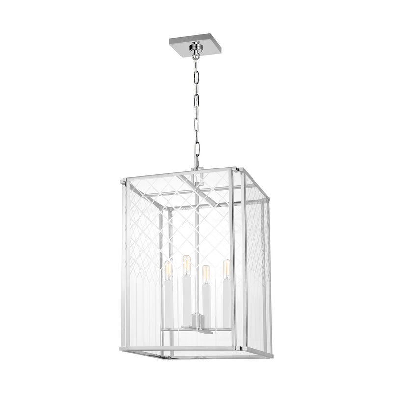 Four Light Pendant<br /><span style="color:#4AB0CE;">Entrega: 4-10 dias en USA</span><br /><span style="color:#4AB0CE;font-size:60%;">PREGUNTE POR ENTREGA EN PANAMA</span><br />Collection: Erro<br />Finish: Polished Nickel