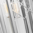 One Light Wall Sconce<br /><span style="color:#4AB0CE;">Entrega: 4-10 dias en USA</span><br /><span style="color:#4AB0CE;font-size:60%;">PREGUNTE POR ENTREGA EN PANAMA</span><br />Collection: Erro<br />Finish: Polished Nickel