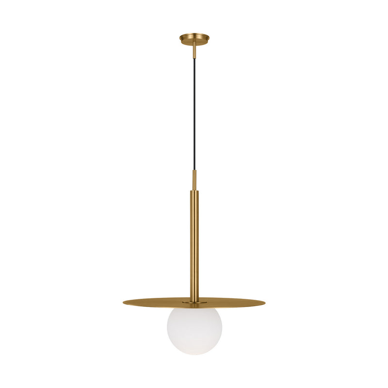 One Light Pendant<br /><span style="color:#4AB0CE;">Entrega: 15-16 semanas en USA</span><br /><span style="color:#4AB0CE;font-size:60%;">PREGUNTE POR ENTREGA EN PANAMA</span><br />Collection: Nodes<br />Finish: Burnished Brass