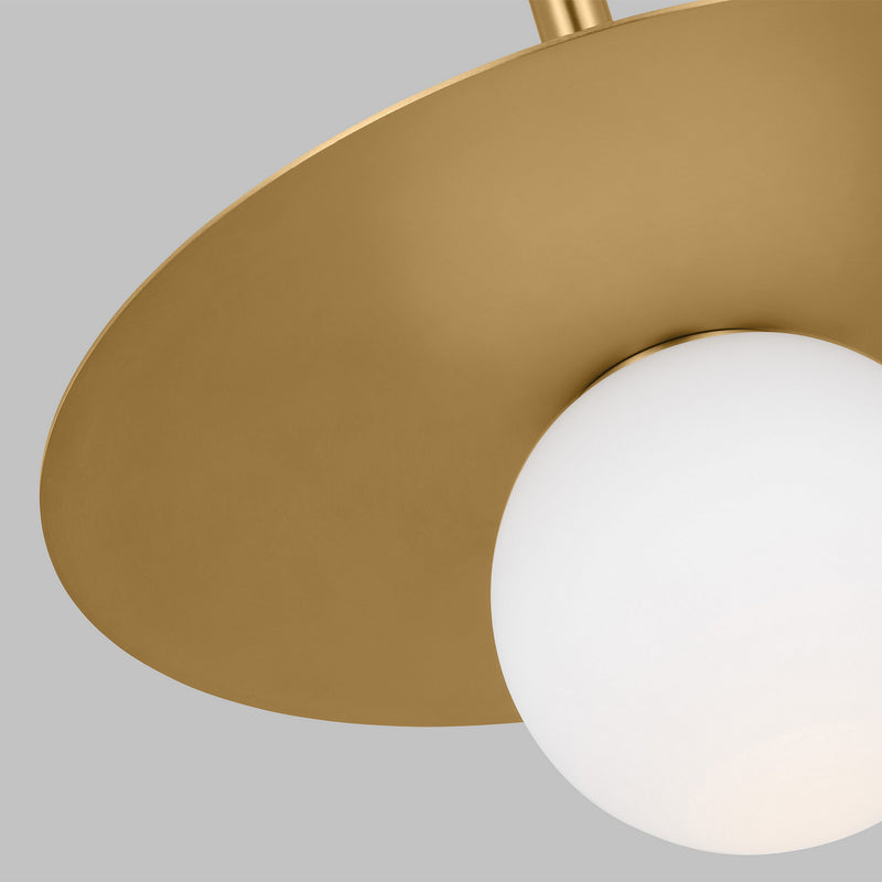 One Light Pendant<br /><span style="color:#4AB0CE;">Entrega: 15-16 semanas en USA</span><br /><span style="color:#4AB0CE;font-size:60%;">PREGUNTE POR ENTREGA EN PANAMA</span><br />Collection: Nodes<br />Finish: Burnished Brass