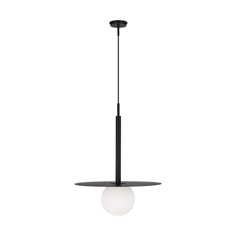 One Light Pendant<br /><span style="color:#4AB0CE;">Entrega: 4-10 dias en USA</span><br /><span style="color:#4AB0CE;font-size:60%;">PREGUNTE POR ENTREGA EN PANAMA</span><br />Collection: Nodes<br />Finish: Midnight Black