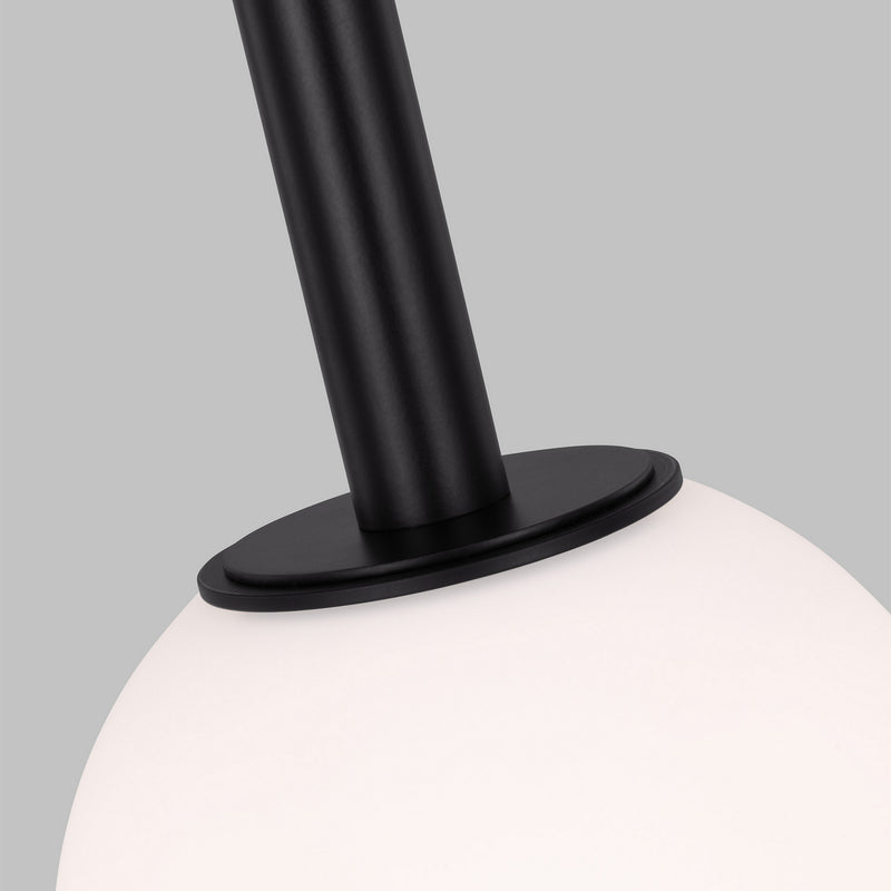 One Light Pendant<br /><span style="color:#4AB0CE;">Entrega: 4-10 dias en USA</span><br /><span style="color:#4AB0CE;font-size:60%;">PREGUNTE POR ENTREGA EN PANAMA</span><br />Collection: Nodes<br />Finish: Midnight Black