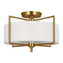 Two Light Semi-Flush Mount<br /><span style="color:#4AB0CE;">Entrega: 4-5 semanas en USA</span><br /><span style="color:#4AB0CE;font-size:60%;">PREGUNTE POR ENTREGA EN PANAMA</span><br />Collection: Perno<br />Finish: Burnished Brass