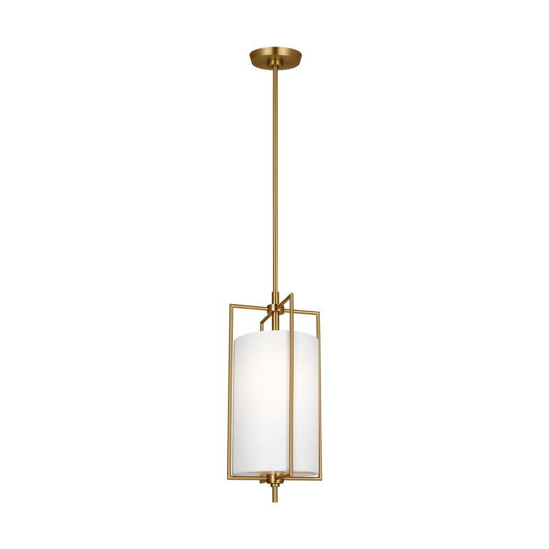 One Light Pendant<br /><span style="color:#4AB0CE;">Entrega: 4-10 dias en USA</span><br /><span style="color:#4AB0CE;font-size:60%;">PREGUNTE POR ENTREGA EN PANAMA</span><br />Collection: Perno<br />Finish: Burnished Brass
