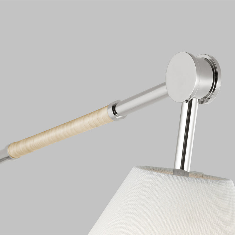 One Light Bath Fixture<br /><span style="color:#4AB0CE;">Entrega: 4-10 dias en USA</span><br /><span style="color:#4AB0CE;font-size:60%;">PREGUNTE POR ENTREGA EN PANAMA</span><br />Collection: Remy<br />Finish: Polished Nickel