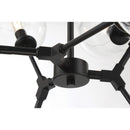 George Kovacs - P1369-66A - Nine Light Chandelier - Nexpo - Coal Black