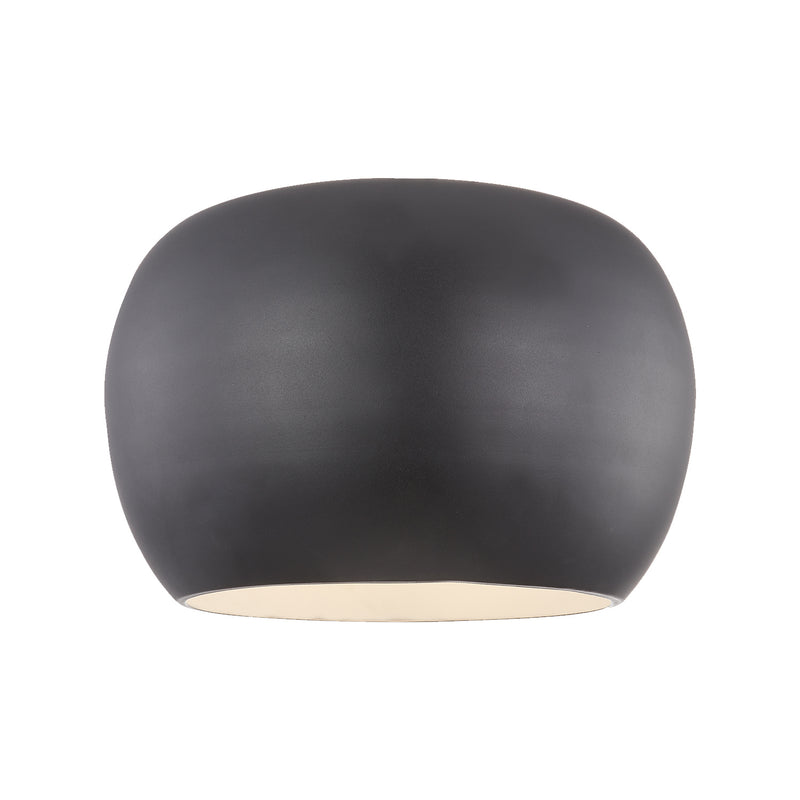 LED Flush Mount<br /><span style="color:#4AB0CE;">Entrega: 4-10 dias en USA</span><br /><span style="color:#4AB0CE;font-size:60%;">PREGUNTE POR ENTREGA EN PANAMA</span><br />Collection: Croft<br />Finish: Black/White