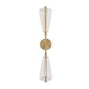 LED Wall Sconce<br /><span style="color:#4AB0CE;">Entrega: 4-10 dias en USA</span><br /><span style="color:#4AB0CE;font-size:60%;">PREGUNTE POR ENTREGA EN PANAMA</span><br />Collection: Mulberry<br />Finish: Brushed Gold/Light Guide