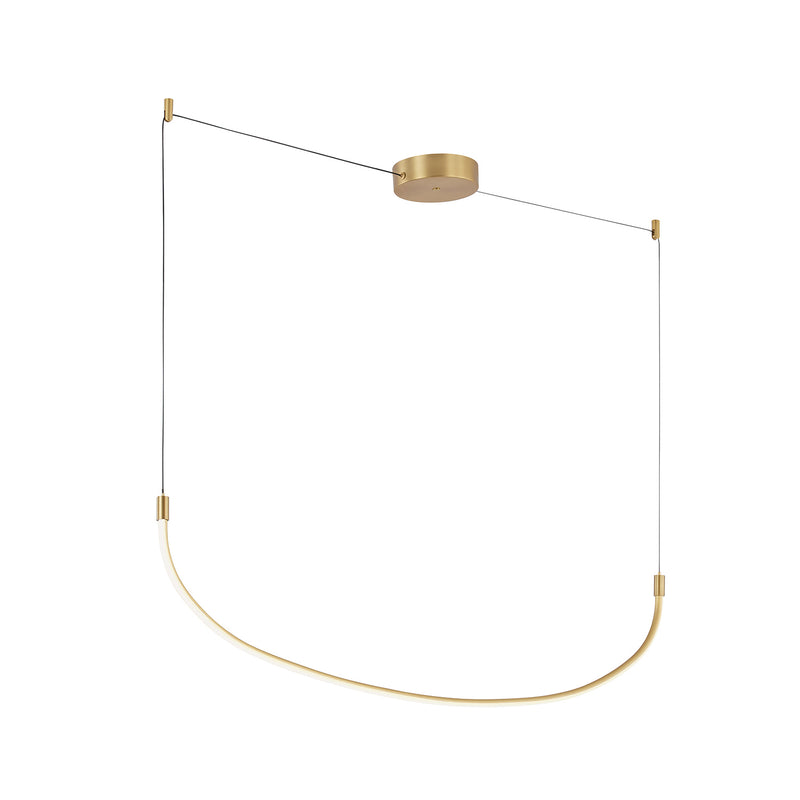 LED Pendant<br /><span style="color:#4AB0CE;">Entrega: 4-10 dias en USA</span><br /><span style="color:#4AB0CE;font-size:60%;">PREGUNTE POR ENTREGA EN PANAMA</span><br />Collection: Talis<br />Finish: Brushed Gold