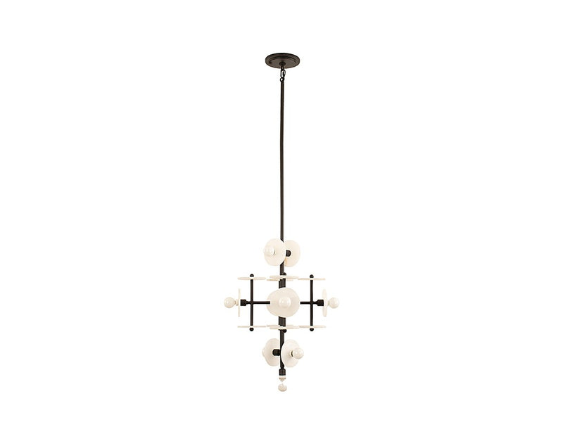 Nine Light Pendant<br /><span style="color:#4AB0CE;">Entrega: 4-10 dias en USA</span><br /><span style="color:#4AB0CE;font-size:60%;">PREGUNTE POR ENTREGA EN PANAMA</span><br />Collection: Amani<br />Finish: Black Cashmere