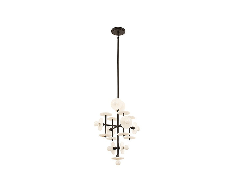 Nine Light Pendant<br /><span style="color:#4AB0CE;">Entrega: 4-10 dias en USA</span><br /><span style="color:#4AB0CE;font-size:60%;">PREGUNTE POR ENTREGA EN PANAMA</span><br />Collection: Amani<br />Finish: Black Cashmere