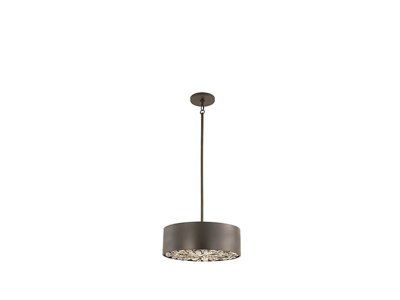 Four Light Convertible Semi-Flush/Pendant<br /><span style="color:#4AB0CE;">Entrega: 4-10 dias en USA</span><br /><span style="color:#4AB0CE;font-size:60%;">PREGUNTE POR ENTREGA EN PANAMA</span><br />Collection: Azores<br />Finish: Black Cashmere