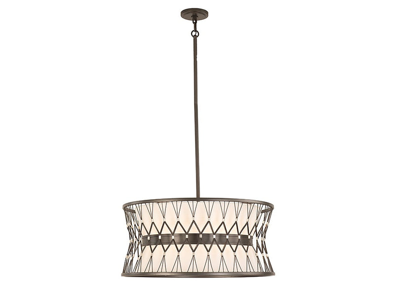 Six Light Pendant<br /><span style="color:#4AB0CE;">Entrega: 4-10 dias en USA</span><br /><span style="color:#4AB0CE;font-size:60%;">PREGUNTE POR ENTREGA EN PANAMA</span><br />Collection: Joliet<br />Finish: Rumba