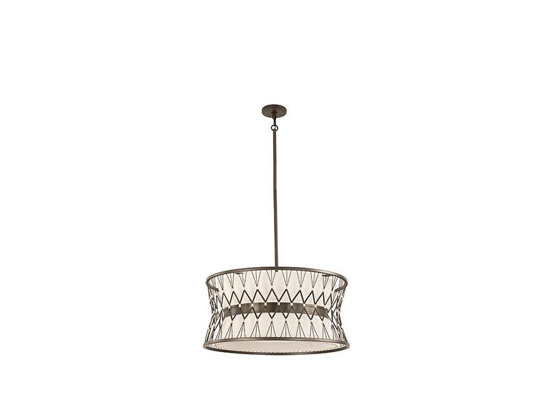 Six Light Pendant<br /><span style="color:#4AB0CE;">Entrega: 4-10 dias en USA</span><br /><span style="color:#4AB0CE;font-size:60%;">PREGUNTE POR ENTREGA EN PANAMA</span><br />Collection: Joliet<br />Finish: Rumba