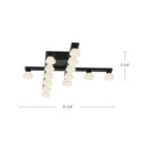 Kuzco Lighting - FM63432-BK - LED Wall Sconce - Rezz - Black