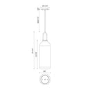 One Light Pendant<br /><span style="color:#4AB0CE;">Entrega: 4-10 dias en USA</span><br /><span style="color:#4AB0CE;font-size:60%;">PREGUNTE POR ENTREGA EN PANAMA</span><br />Collection: Soji<br />Finish: Aged Gold/Clear Glass