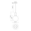 One Light Pendant<br /><span style="color:#4AB0CE;">Entrega: 4-10 dias en USA</span><br /><span style="color:#4AB0CE;font-size:60%;">PREGUNTE POR ENTREGA EN PANAMA</span><br />Collection: Soji<br />Finish: Matte Black/Opal Matte Glass