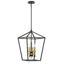 Minka-Lavery - 2103-726 - Four Light Pendant - Townhall - Coal And Soft Brass