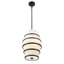 Three Light Pendant<br /><span style="color:#4AB0CE;">Entrega: 4-10 dias en USA</span><br /><span style="color:#4AB0CE;font-size:60%;">PREGUNTE POR ENTREGA EN PANAMA</span><br />Collection: Cascade<br />Finish: Coal