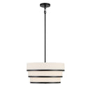 Three Light Pendant<br /><span style="color:#4AB0CE;">Entrega: 4-10 dias en USA</span><br /><span style="color:#4AB0CE;font-size:60%;">PREGUNTE POR ENTREGA EN PANAMA</span><br />Collection: Cascade<br />Finish: Coal