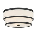 Three Light Flush Mount<br /><span style="color:#4AB0CE;">Entrega: 4-10 dias en USA</span><br /><span style="color:#4AB0CE;font-size:60%;">PREGUNTE POR ENTREGA EN PANAMA</span><br />Collection: Cascade<br />Finish: Coal