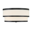 Three Light Flush Mount<br /><span style="color:#4AB0CE;">Entrega: 4-10 dias en USA</span><br /><span style="color:#4AB0CE;font-size:60%;">PREGUNTE POR ENTREGA EN PANAMA</span><br />Collection: Cascade<br />Finish: Coal