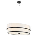 Minka-Lavery - 2448-66A - Four Light Pendant - Cascade - Coal