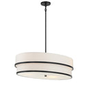 Four Light Pendant<br /><span style="color:#4AB0CE;">Entrega: 4-10 dias en USA</span><br /><span style="color:#4AB0CE;font-size:60%;">PREGUNTE POR ENTREGA EN PANAMA</span><br />Collection: Cascade<br />Finish: Coal