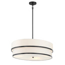 Minka-Lavery - 2449-66A - Four Light Pendant - Cascade - Coal