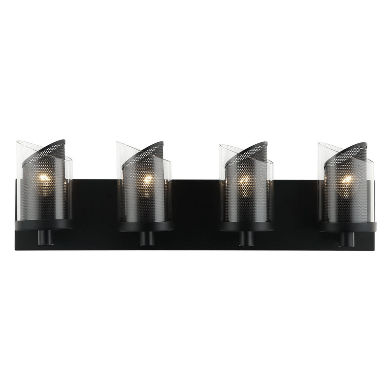 Varaluz - 246B04BL - Four Light Bath - So Inclined - Black