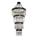 30 Light Chandelier<br /><span style="color:#4AB0CE;">Entrega: 4-10 dias en USA</span><br /><span style="color:#4AB0CE;font-size:60%;">PREGUNTE POR ENTREGA EN PANAMA</span><br />Collection: Matrix<br />Finish: Matte Black/French Gold