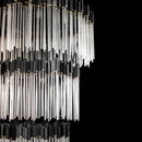 30 Light Chandelier<br /><span style="color:#4AB0CE;">Entrega: 4-10 dias en USA</span><br /><span style="color:#4AB0CE;font-size:60%;">PREGUNTE POR ENTREGA EN PANAMA</span><br />Collection: Matrix<br />Finish: Matte Black/French Gold