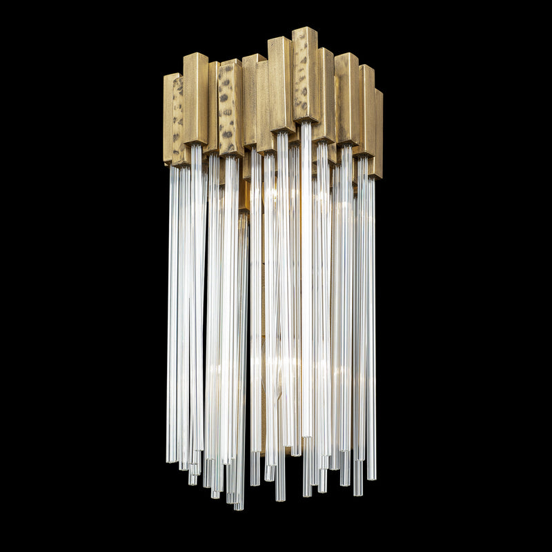 Two Light Wall Sconce<br /><span style="color:#4AB0CE;">Entrega: 4-10 dias en USA</span><br /><span style="color:#4AB0CE;font-size:60%;">PREGUNTE POR ENTREGA EN PANAMA</span><br />Collection: Matrix<br />Finish: Havana Gold