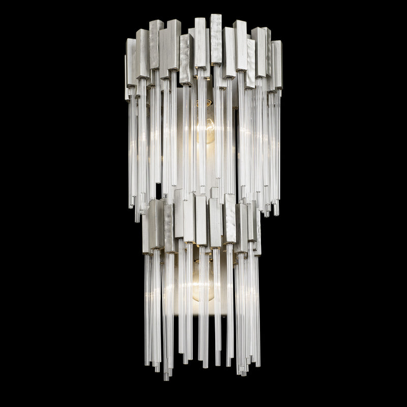 Two Light Wall Sconce<br /><span style="color:#4AB0CE;">Entrega: 4-10 dias en USA</span><br /><span style="color:#4AB0CE;font-size:60%;">PREGUNTE POR ENTREGA EN PANAMA</span><br />Collection: Matrix<br />Finish: Rainy Night