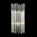 Two Light Wall Sconce<br /><span style="color:#4AB0CE;">Entrega: 4-10 dias en USA</span><br /><span style="color:#4AB0CE;font-size:60%;">PREGUNTE POR ENTREGA EN PANAMA</span><br />Collection: Matrix<br />Finish: Matte Black/French Gold