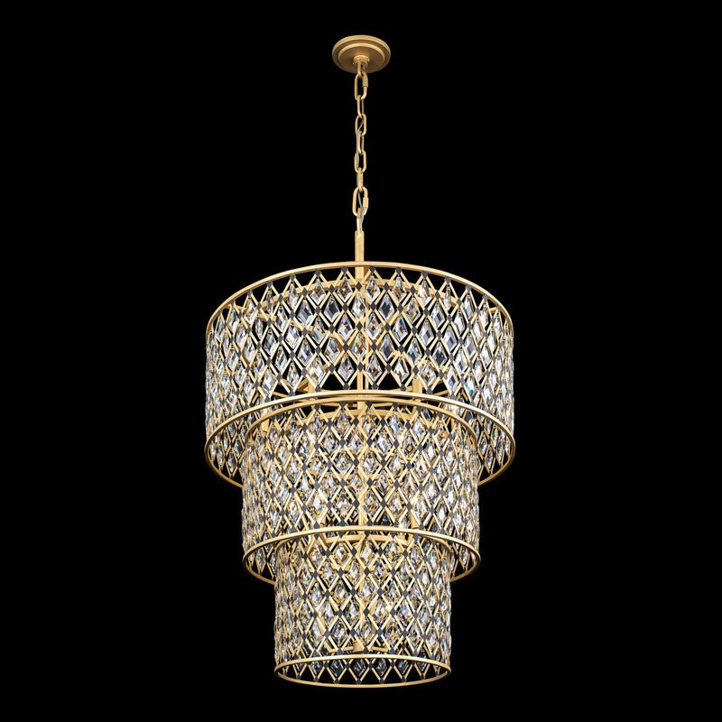 13 Light Chandelier<br /><span style="color:#4AB0CE;">Entrega: 4-10 dias en USA</span><br /><span style="color:#4AB0CE;font-size:60%;">PREGUNTE POR ENTREGA EN PANAMA</span><br />Collection: Windsor<br />Finish: French Gold/Matte Black