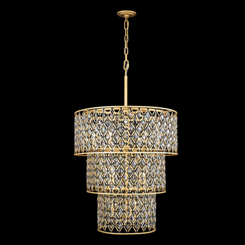 13 Light Chandelier<br /><span style="color:#4AB0CE;">Entrega: 4-10 dias en USA</span><br /><span style="color:#4AB0CE;font-size:60%;">PREGUNTE POR ENTREGA EN PANAMA</span><br />Collection: Windsor<br />Finish: French Gold/Matte Black