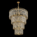 21 Light Chandelier<br /><span style="color:#4AB0CE;">Entrega: 4-10 dias en USA</span><br /><span style="color:#4AB0CE;font-size:60%;">PREGUNTE POR ENTREGA EN PANAMA</span><br />Collection: Windsor<br />Finish: French Gold/Matte Black