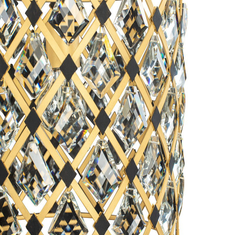 One Light Pendant<br /><span style="color:#4AB0CE;">Entrega: 4-10 dias en USA</span><br /><span style="color:#4AB0CE;font-size:60%;">PREGUNTE POR ENTREGA EN PANAMA</span><br />Collection: Windsor<br />Finish: French Gold/Matte Black