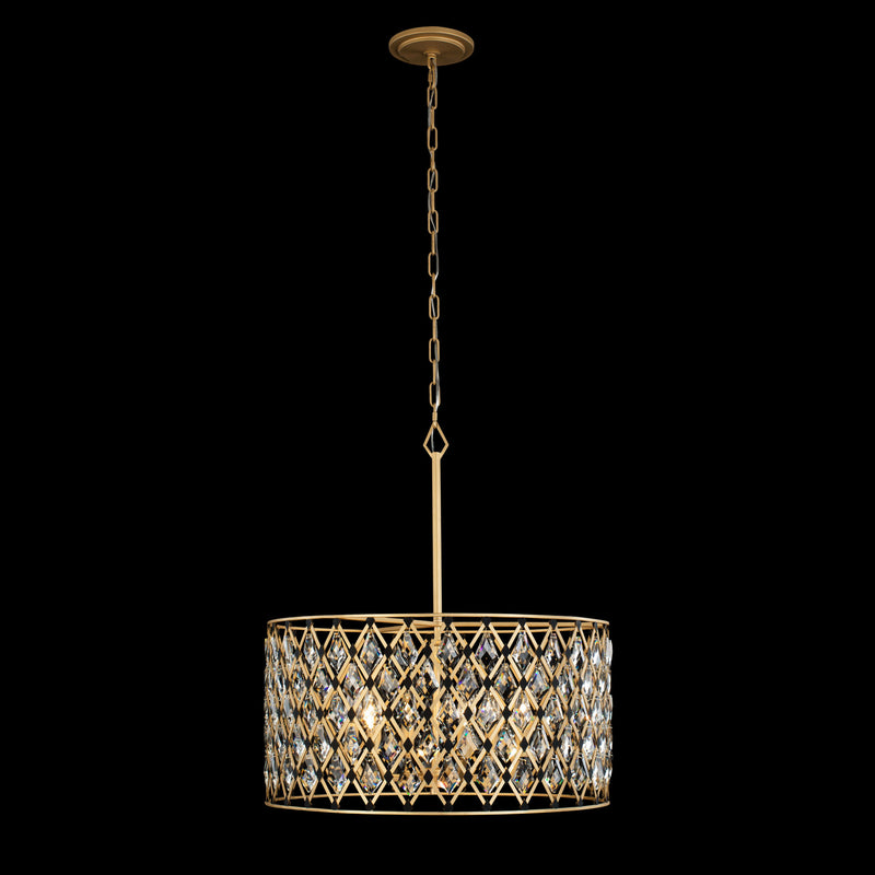 Six Light Pendant<br /><span style="color:#4AB0CE;">Entrega: 4-10 dias en USA</span><br /><span style="color:#4AB0CE;font-size:60%;">PREGUNTE POR ENTREGA EN PANAMA</span><br />Collection: Windsor<br />Finish: French Gold/Matte Black