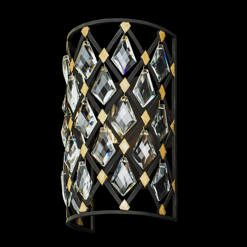 One Light Wall Sconce<br /><span style="color:#4AB0CE;">Entrega: 4-10 dias en USA</span><br /><span style="color:#4AB0CE;font-size:60%;">PREGUNTE POR ENTREGA EN PANAMA</span><br />Collection: Windsor<br />Finish: Carbon/Havana Gold