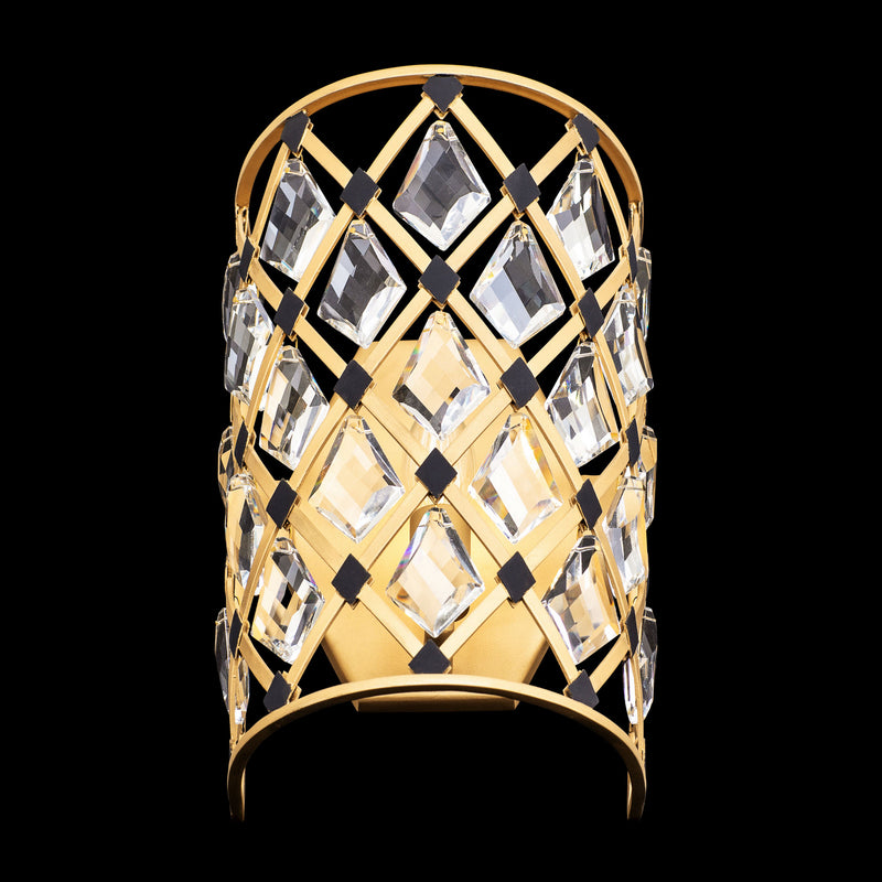 Varaluz - 345W01FGMB - One Light Wall Sconce - Windsor - French Gold/Matte Black