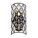 Two Light Wall Sconce<br /><span style="color:#4AB0CE;">Entrega: 4-10 dias en USA</span><br /><span style="color:#4AB0CE;font-size:60%;">PREGUNTE POR ENTREGA EN PANAMA</span><br />Collection: Windsor<br />Finish: Carbon/Havana Gold