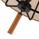 Varaluz - 368P05BLC - Five Light Pendant - Secret Agent - Black/Camel Leather