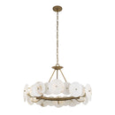 Six Light Chandelier<br /><span style="color:#4AB0CE;">Entrega: 4-10 dias en USA</span><br /><span style="color:#4AB0CE;font-size:60%;">PREGUNTE POR ENTREGA EN PANAMA</span><br />Collection: Cosmos<br />Finish: Havana Gold